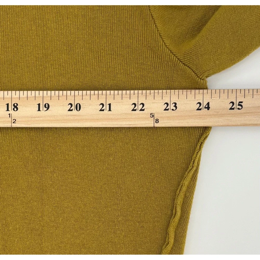 Saturday Sunday by Anthropologie Tunic Sweater Womens Small Mustard‎ Yellow